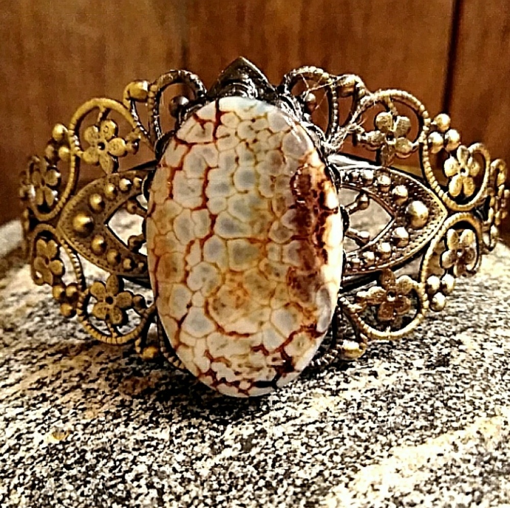 Pretty vintage boho cuff bracelet